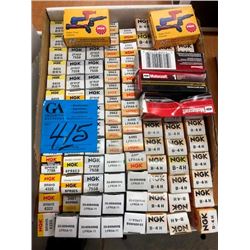1 Box of Spark Plugs Various Sizes