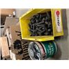 Image 3 : 4 Wheel Installation Kits, 14mm x 1.50 & 14mm x 2.00, 1 Box with Misc. Wheel Weights and Stems, Bead