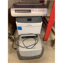 2 Photo Copier & Fax Machines (Lexmark & Microline 321 9 Pin Turbo Printer)