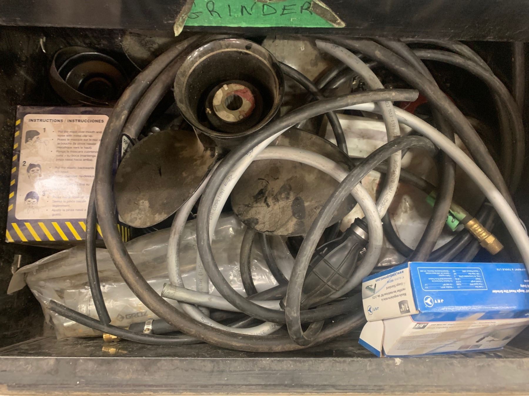 Mastercraft Tool Chest on Wheels containing Flush Buddy Engine Flusher