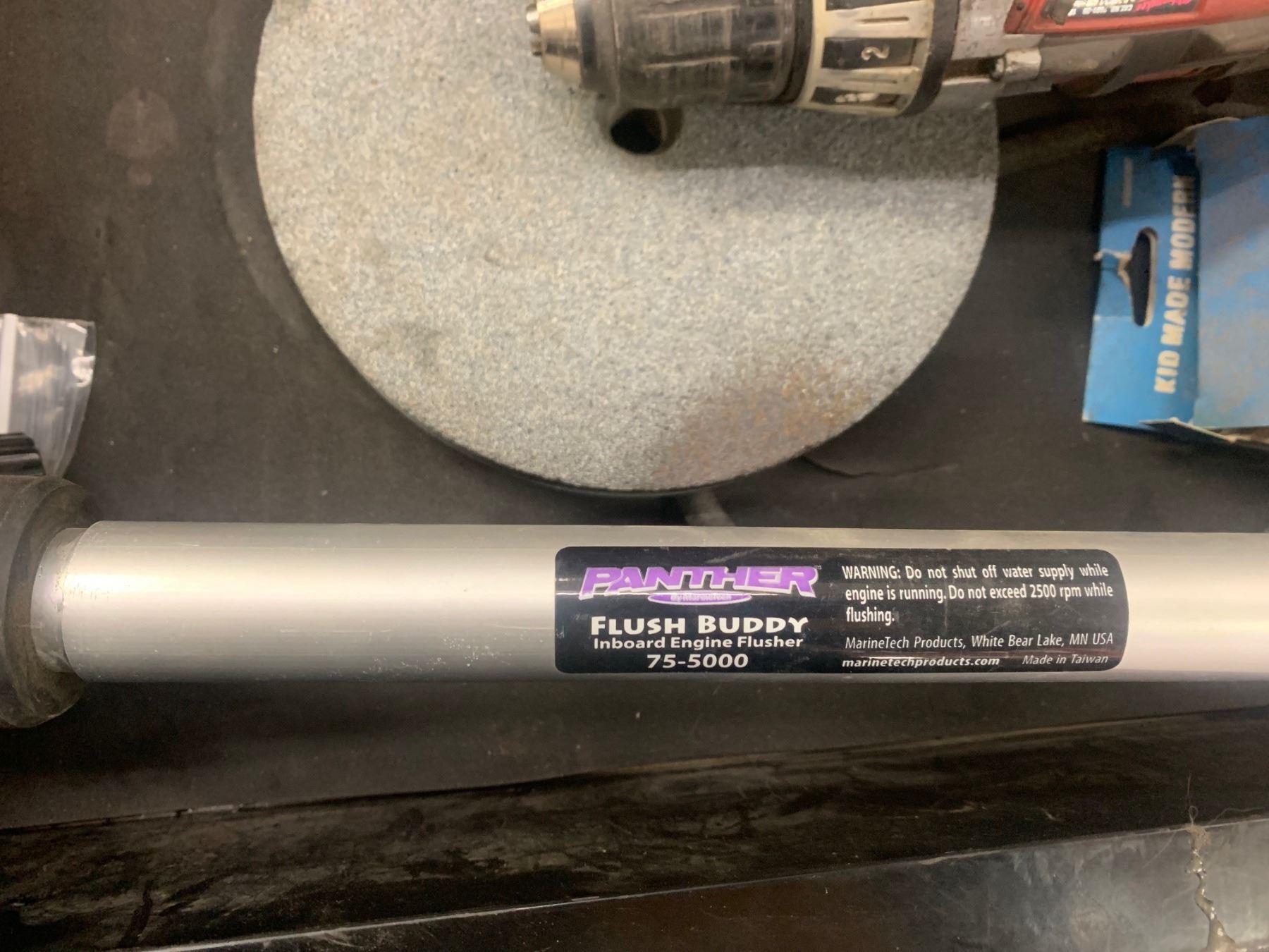 Mastercraft Tool Chest on Wheels containing Flush Buddy Engine Flusher