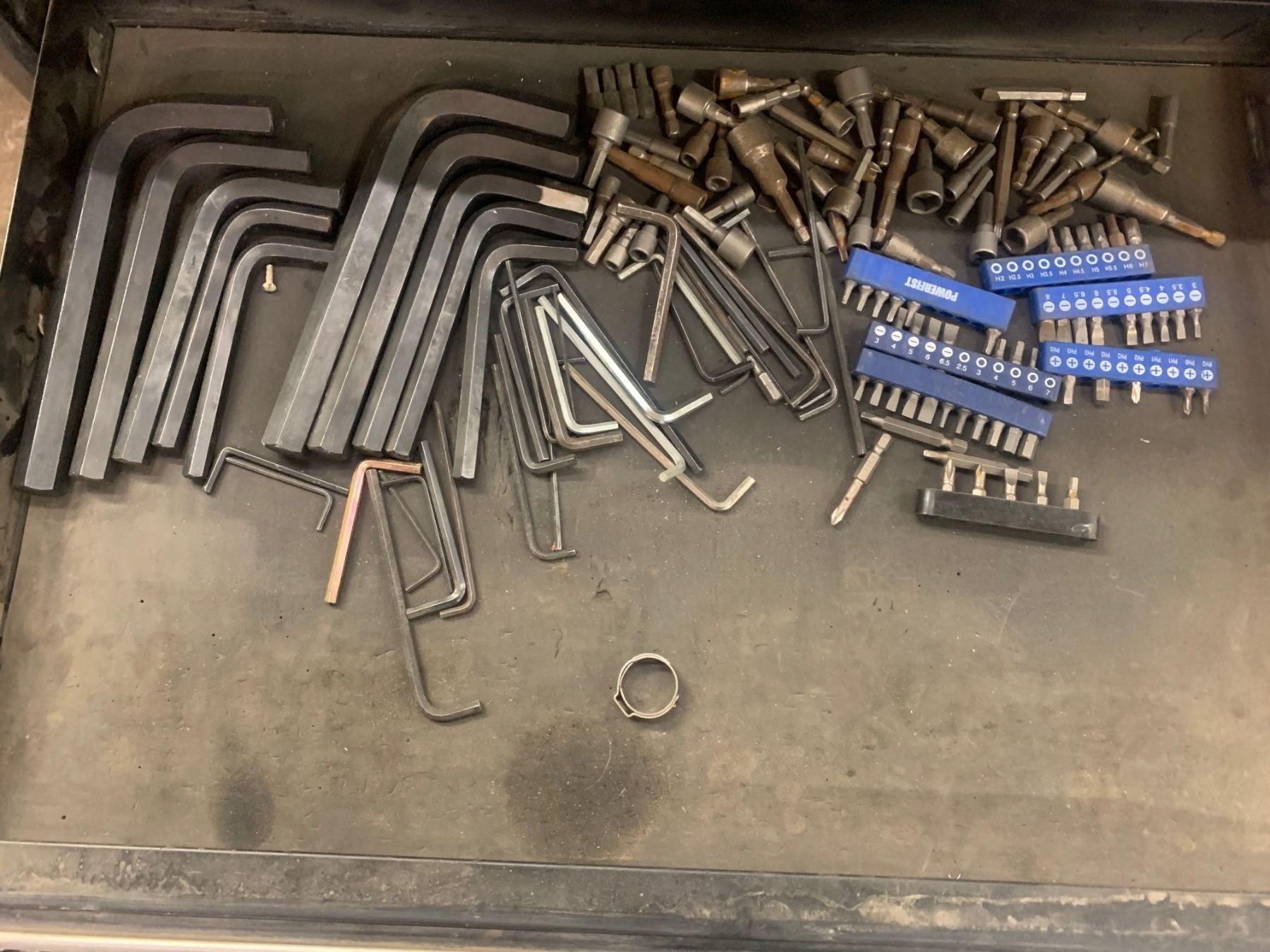 Mastercraft Tool Chest on Wheels containing Flush Buddy Engine Flusher