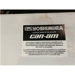 Can Am Yoshimura Silencer Exhaust System Model# 715005480