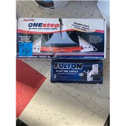 1 -  One-Step Tandem Axle Wheel Chock Set Model# HIT88004840, 1 Spare Tire Carrier Model# RTSTC10001