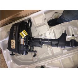 2017 Yamaha 4 stroke 4HP outboard w. tiller, unused