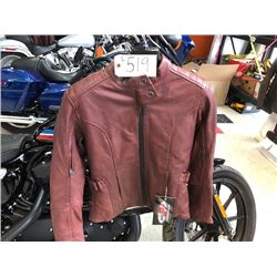 Joe Rocket Glorious & Free ladies XS leather jacket w. protective inserts