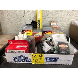 camber kits; doorlock interface; BUGSBEGONE; round remote harness;  2- sway bar links; misc parts