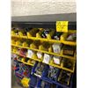 Image 6 : bin compartments with misc. nuts, clips, Asstd. washer tek screws, crimp'n'shrink, u-bolts and more