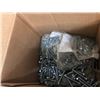 Image 5 : bins full of Asstd. nuts, screws, bolts, cap screws, Asstd.; roll of plastic