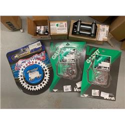6 miscellaneous items -gaskets, winch roller,solenoid service kit,