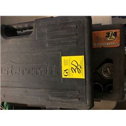 Mastercraft socket set; Harvest Force 21 piece 3/4" drive SAE socket set