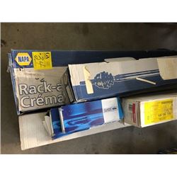 CV axles; 4 brackets (6M2Z-17A954-A); 2-  ball joints (MCS10774); rack-and-pinion (Rp12041)