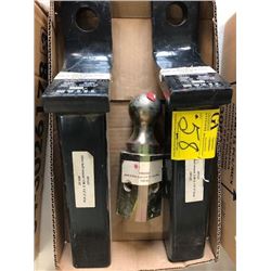 2-Reese Titan Receiver, 5" drop (45123); 1- B&W high rise ball (BW2050)