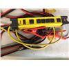 Image 3 : Levels; Sidewalk scraper; trimmer line; 1- 6 outlet power bar; 2 sets of booster cables