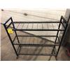 Image 1 : Black wire 3 shelf stand