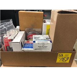 Touch up pens;  handle; heater; tire repair system; bulbs, 1 button transmitter, window lift motor