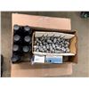 Image 4 : lug nuts, 6 bottles paint restorer, bulbs, exhaust manifold studs, plastic clips, throttle body