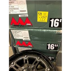 4-16" rims, MSA M30-06737