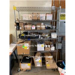wire shelf, 6', 6 shelves