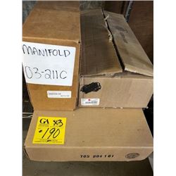 2010+ 800 E-tec manifold; stiffening kit; skid plate