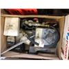 Image 3 : trailer breakaway kit; wheel chocks; oil filters; air brake adapter; marine instrument; slide hammer