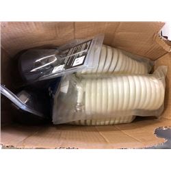 wash down hoses; flushing kit; water heater bypass; misc. boat plugs
