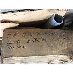 H&H 5 by8 dump tarp kit; DTR5012 tarp roller kit