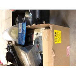 seat bases; distributor cap, air filters, wash down hose, bearing kit, spedometer