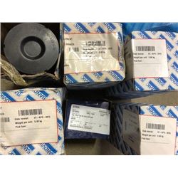 pin indicating load cell w. cable; encoder; bushings; filter; locking pin; drive belt; loose roller