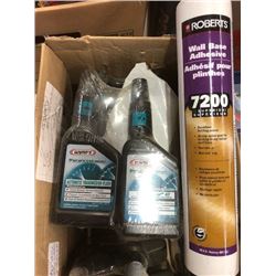 auto trans flush; wall base adhesive