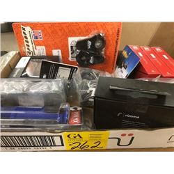 Helmet speakers; Clutch fluid tank caps; mini SX pad; pivot handlebar riser; grips ans misc parts