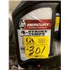 Image 1 : 2- 25W40 synthetic blend; 3- 25W40, Mercury oil