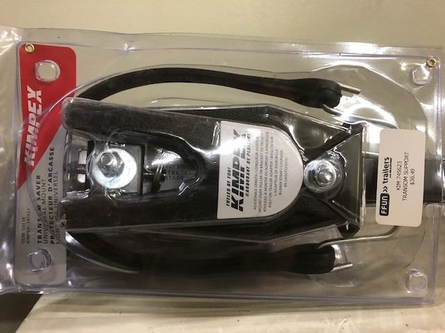 Kimpex 59118 Transom Support Bracket For Boat Trailers - Adjustable 25" To 30", Dual Mount With Rubber Strap