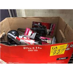 hose nozzles, motor flushers, prop wrenches
