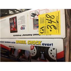 2- Fastway one step wheel chocks