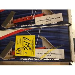 2- Fastway one step wheel chocks