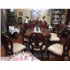 Image 16 : beautiful mahogany 10 pc dining room suite