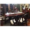Image 3 : beautiful mahogany 10 pc dining room suite
