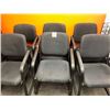 Image 1 : 6- padded board room chairs