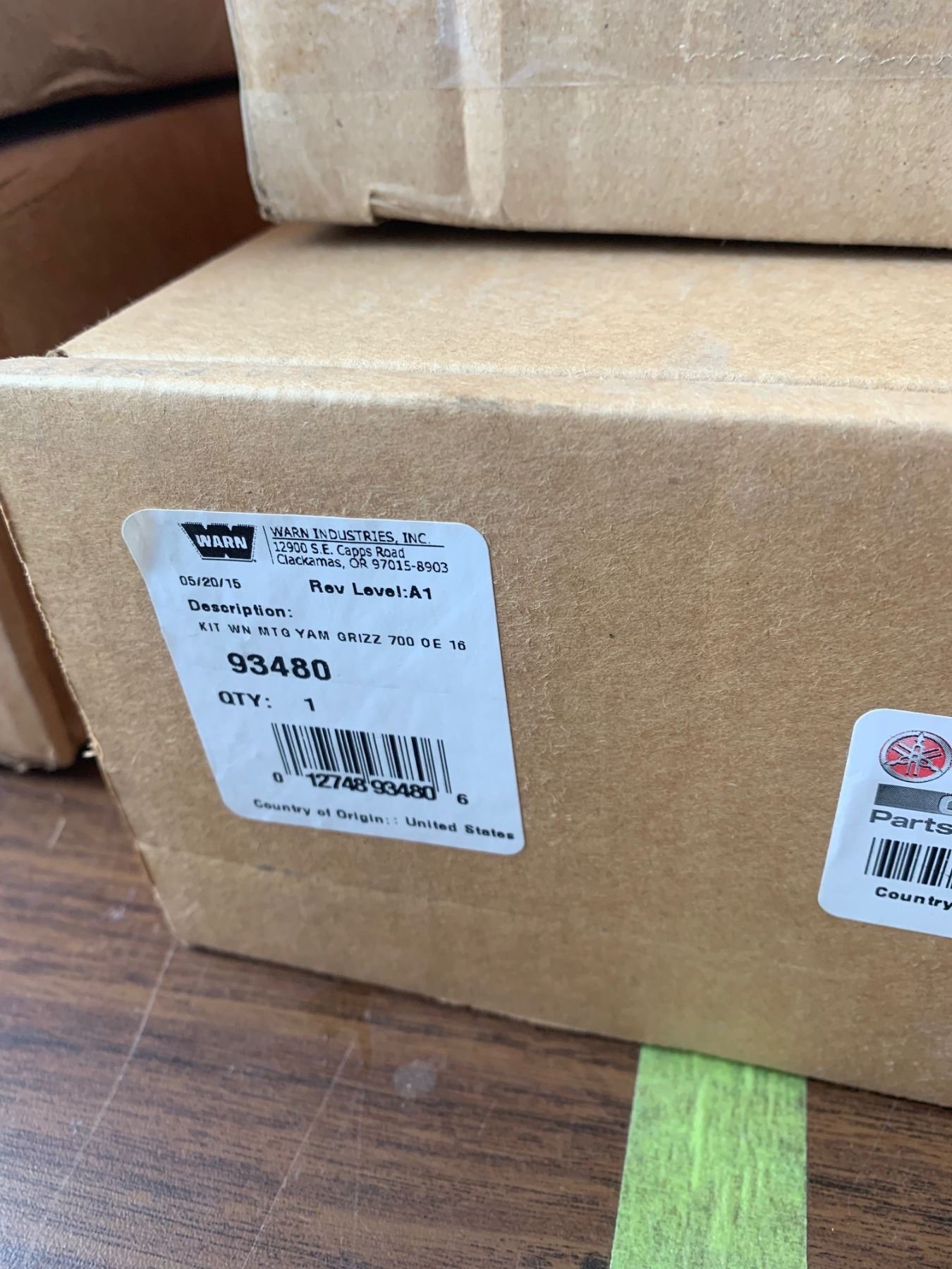 Yamaha Grizzly/Kodiak 700 Winch Mount by Warn / Yamaha Grizzly Winch mount