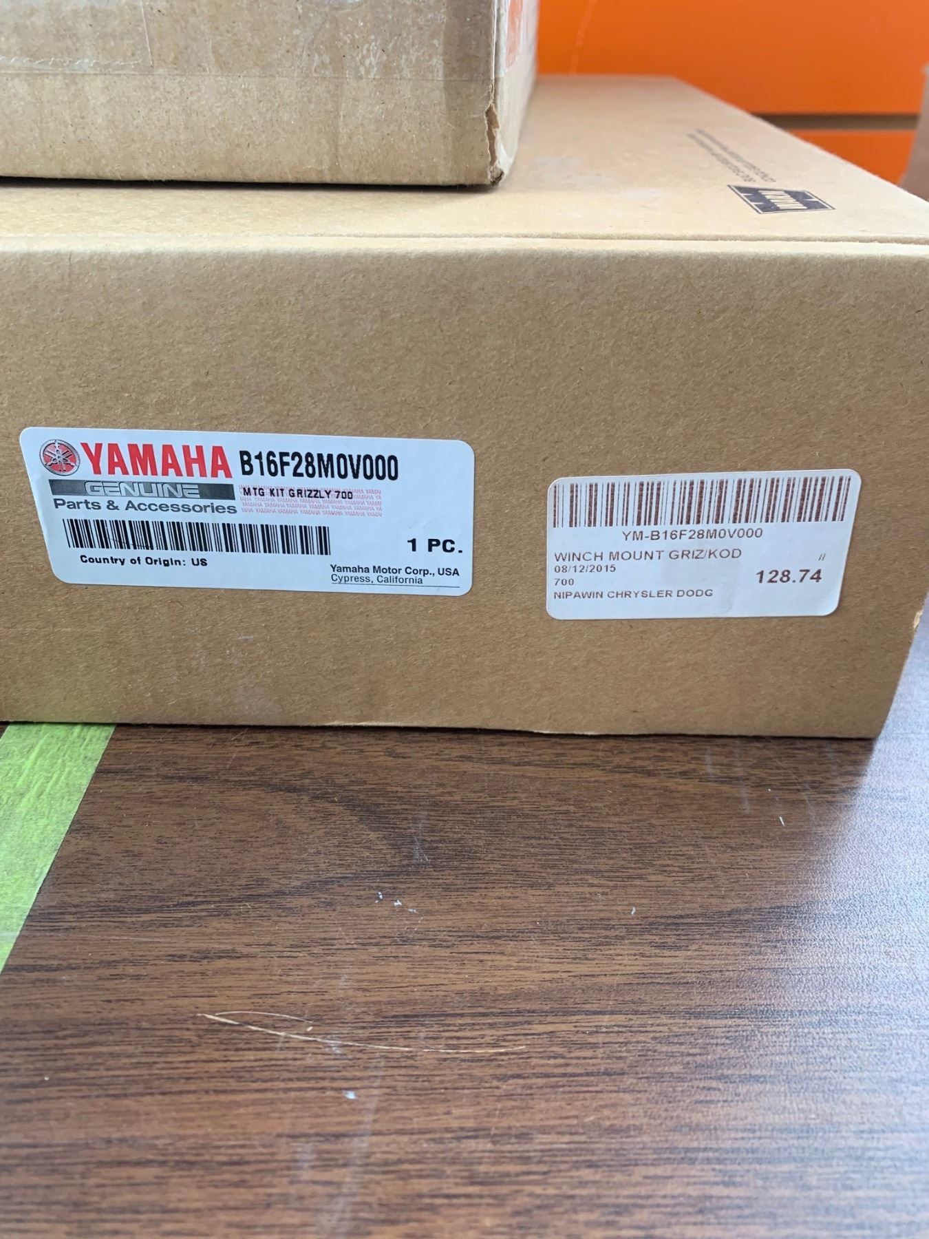 Yamaha Grizzly/Kodiak 700 Winch Mount by Warn / Yamaha Grizzly Winch mount