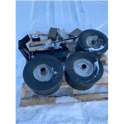 Boat Lift Tires and brackets