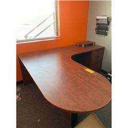 L Shaped Desk with drawer/file unit