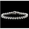 14KT White Gold 2.32 ctw Diamond Tennis Bracelet