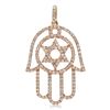 Image 1 : 18k Rose Gold 0.60CTW Diamond Pendant, (I1-I2/G-H)