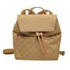 Image 1 : Gucci Tan Beige GG Canvas Leather Mini Backpack