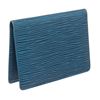 Image 1 : Louis Vuitton Blue Epi Leather ID Holder Wallet