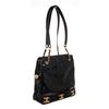 Image 2 : Chanel Vintage Black Vinyl CC Shoulder Bag