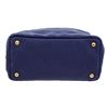 Image 5 : Prada Dark Blue Canvas Small Canapa Tote Bag