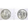 Image 2 : 1943 & 45-S WALKING LIBERTY HALF DOLLARS: